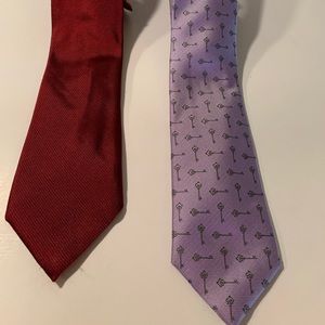 Mens Vince Camuto Neck Ties Lot Of Two